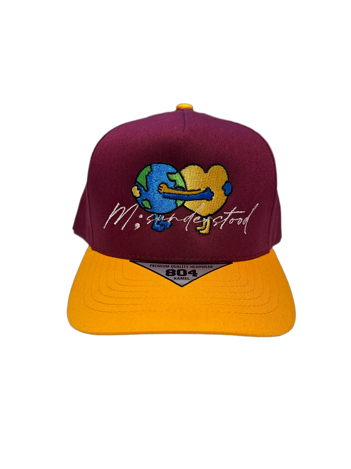 M;SUNDERSTOOD SNAPBACK- MAROON