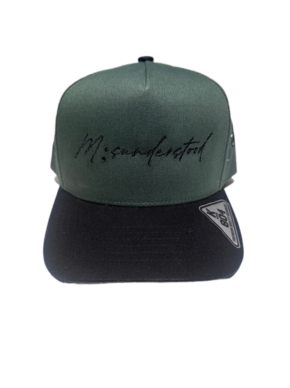 M;SUNDERSTOOD SNAPBACK- FORREST GREEN ‘TWNY’